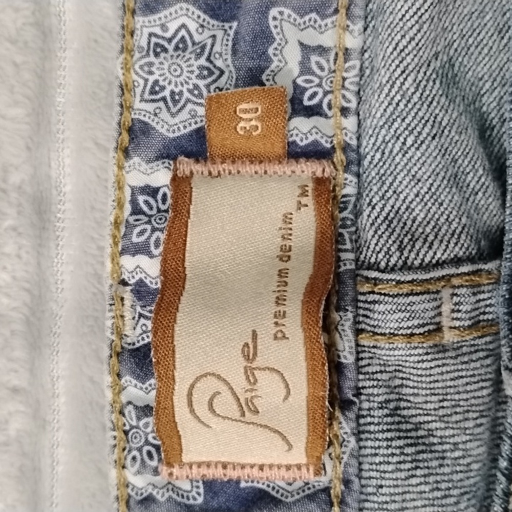 PAIGE Dark Blue Flare Jeans - Picture 11 of 14